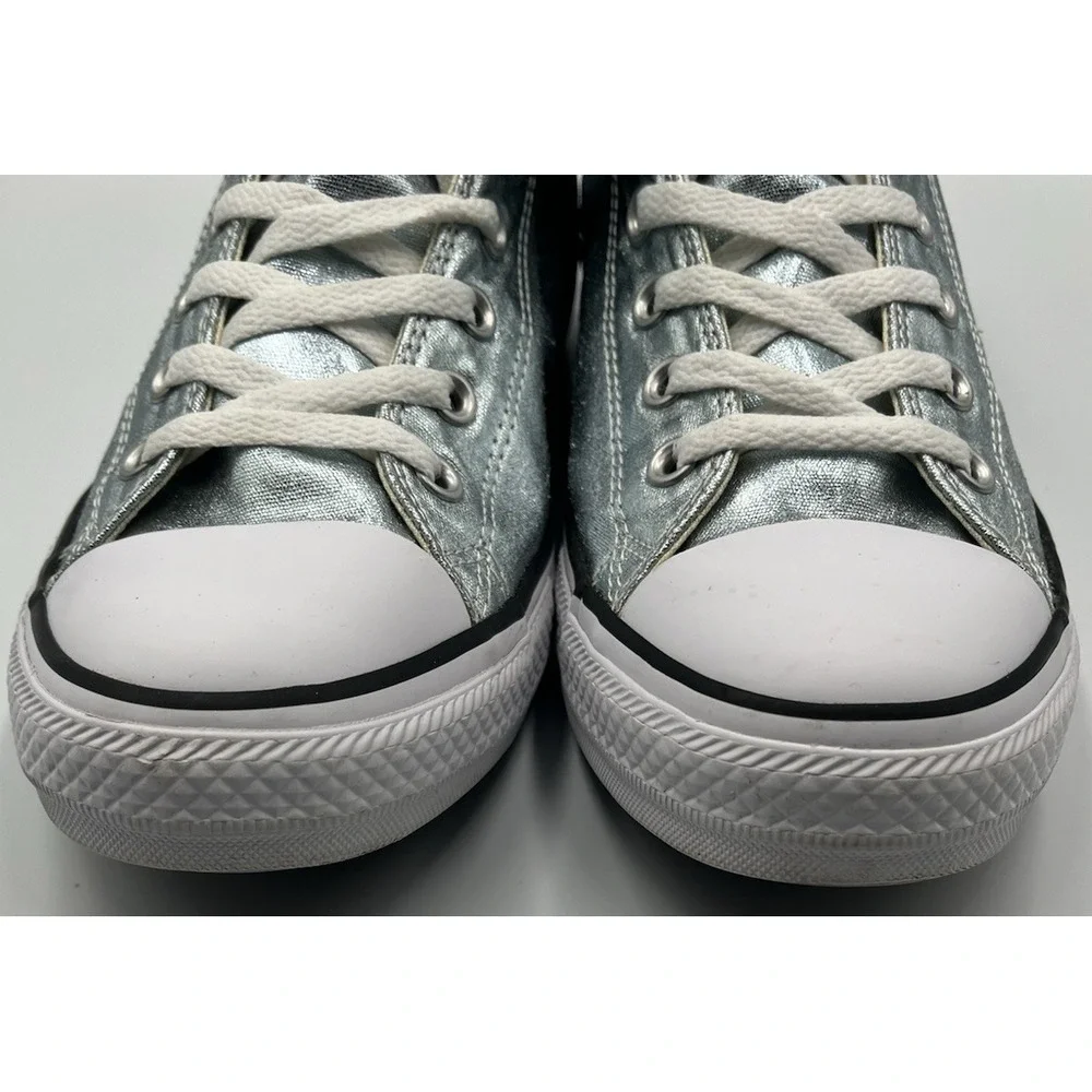 Converse Chuck Taylor‎ Hi Icy Blue Glacier Metallic High Top Mens 10 Womens 12